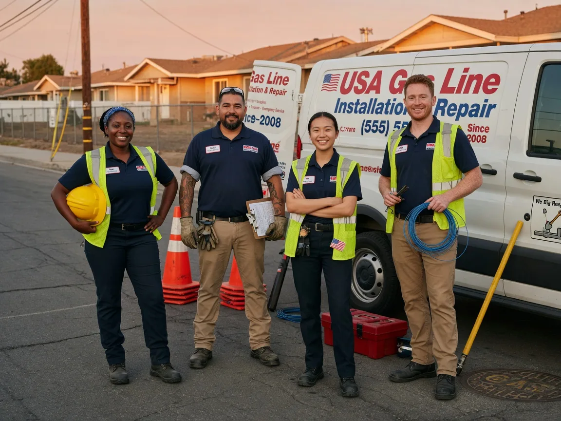 Gas Line Installation company in Moxahala, OH